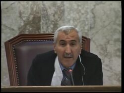 First session of Saddam Hussein's trial News Clip