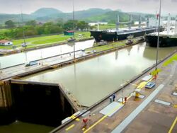 Panama Canal Stock Footage