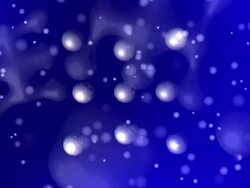 Mercury blobs on blue HD Stock Footage