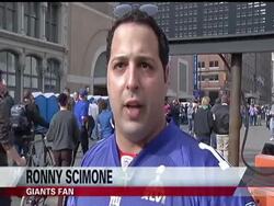 As the Super Bowl approaches, fans of the Giants and Patriots are pouring into Indianapolis. (Feb. 3) News Clip