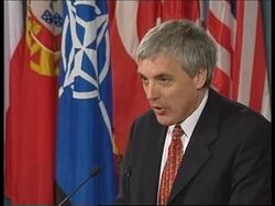 BELGIUM: NATO KOSOVO CRISIS PRESS BRIEFING News Clip