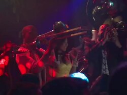 PERFORMANCE - Trombone Shorty at The Playboy Party Presented By Crown Royal Stock Footage