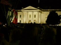 US Reaction to Osama Bin Laden's Death Stock Footage