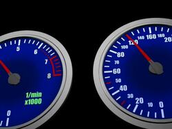 Speedmeter Stock Footage
