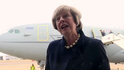 Theresa May leaves Heathrow to attend G20 Summit in China News Clip