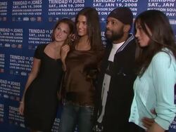 'Fight Week' Kickoff with Victoria's Secret Supermodel Selita Eubanks Stock Footage