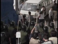 EL SALVADOR: PROTEST OVER ARREST OF SUSPECTED ARMED ROBBERS News Clip