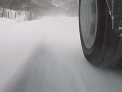 PAL: Wheel while driving Stock Footage