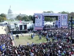 The Roots play at the Rally to Restore Sanity Stock Footage