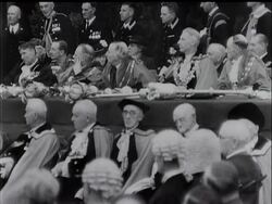 MR CHURCHILL AS LORD WARDEN News Clip