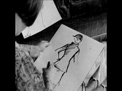 CAN 224 FASHION SKETCHES FOR FRENCH FASHION HOUSES News Clip