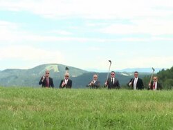 HD DOLLY: Fighting Businessmen Stock Footage