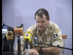 Press conference by Commander in Chief of British forces News Clip