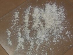 putting flour on a cutting board Stock Footage