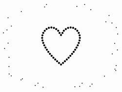 HEART / WOMAN - alternate, pure black dots (LOOP) Stock Footage