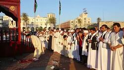 CLEAN : Libyans perform Eid al Fitr prayers on Tripoli's Martyrs square News Clip