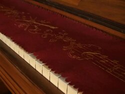 piano keyboard Stock Footage