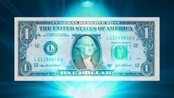 Dollar Light Flare Stock Footage