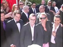 2004 Emmy Awards arrivals Stock Footage