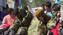 CLEAN : Woman child drown as migrant boat sinks off Greeces Lesbos News Clip