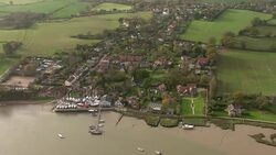 Aerial views of the Suffolk coastline. News Clip