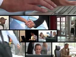 HD MONTAGE: Office Workers Stock Footage