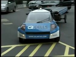 UN Sec Gen Ban Ki Moon commutes to work by solar taxi News Clip