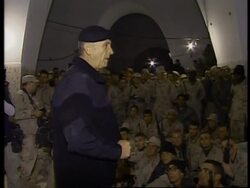 Gen Franks and entertainers visits US marines News Clip