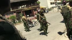 CLEAN : Kenyan police Muslim youth clash in Mombasa News Clip