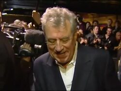 The Monty Python team at the premiere of Spamalot in London Stock Footage