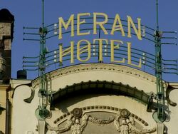 MS View of sign name / Prague, Hlavni mesto Praha, Czech Republic Stock Footage