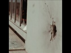 SYND 31 08 70  DAMAGE AFTER CLASHES BETWEEN GUERRILLAS AND GOVERNMENT FORCES News Clip