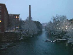 Winter in Lowell Stock Footage