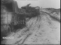 Nazi Troops Hampered By Russian Flooding News Clip