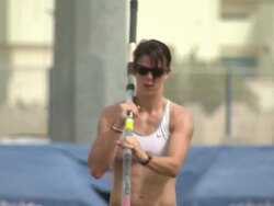 Kate Dennison, Pole Vaulter, Training News Clip