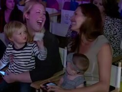 ATMOSPHERE - guests at Heidi Klum Presents Her Holiday Truly Scrumptious Collection For Babies"R"Us At Kids Fashion Week In NYC Stock Footage
