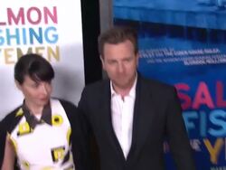 Ewan McGregor at Salmon Fishing In The Yemen Los Angeles Premiere on 3/5/2012 in Los Angeles, CA. (Footage by WireImage Video/Getty Images Entertainment Video) Stock Footage