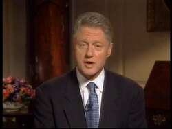 USA - Clinton addresses American public News Clip