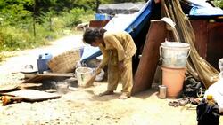 Child labour Stock Footage