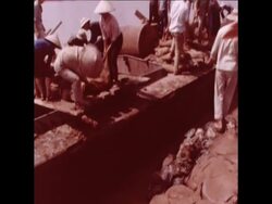 SYND 8 10 71 HANOI FLOODS News Clip