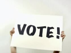 VOTE (HD) Stock Footage