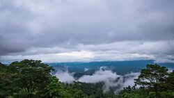 Timelapse of the mist and cloud in morning Stock Footage