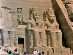Abu Simbel #1, Temple of Ramses II Stock Footage