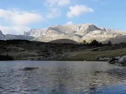 Mountain lake (HD) Stock Footage