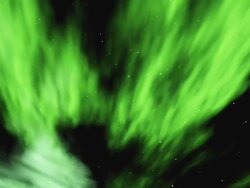 Northern Lights Green Stock Footage