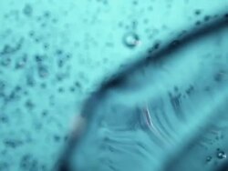 Blue Syrup Glass Pitcher Stock Footage