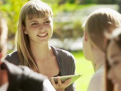 College girl Stock Footage