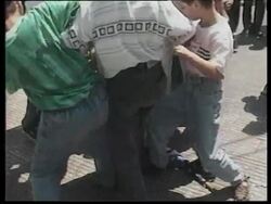 WEST BANK: PROTEST AGAINST US ATTACKS IN AFGHANISTAN &amp; SUDAN News Clip