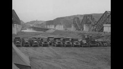 Ceremony for opening of reconstructed railroad bridge over Imjin River in Korea during Korean War News Clip