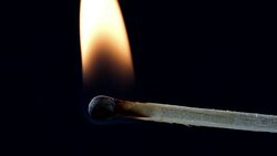 Igniting Matchstick Stock Footage